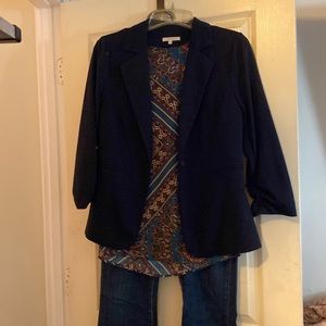 Navy blue blazer never been worn